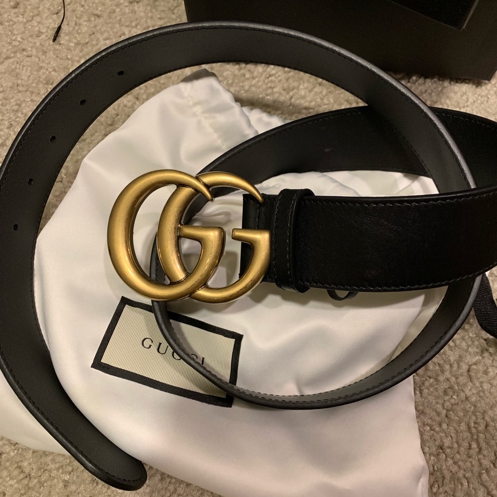 AUTHENTIC AND REAL GUCCI BELT. SIZE 95.